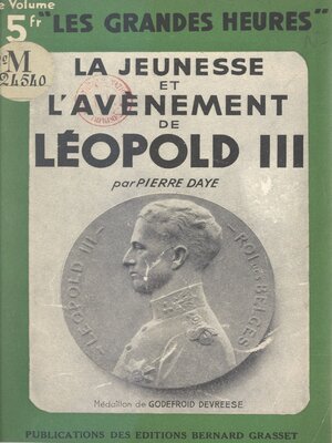 cover image of La jeunesse et l'avènement de Léopold III